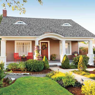 Curb appeal of a house